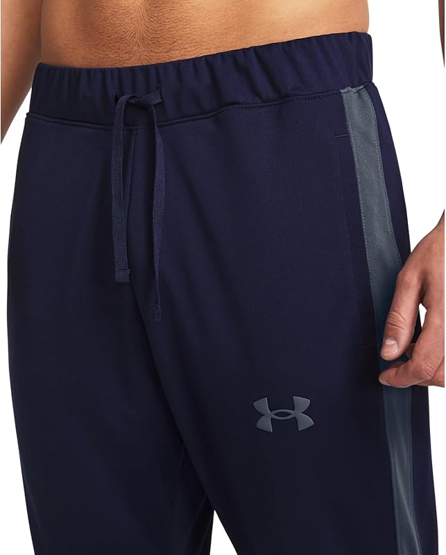 Herren UA Knit Track Suit, bequemer Trainingsanzug, schnelltrocknender Jogginganzug mit Seitentaschen