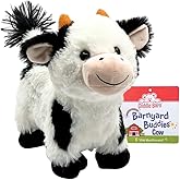 Cuddle Barn - Barnyard Buddies Cow | Animated Singing Cow Plush Stuffed Animal | Walks and Wags Tail to Old Macdonald, 8 inches
