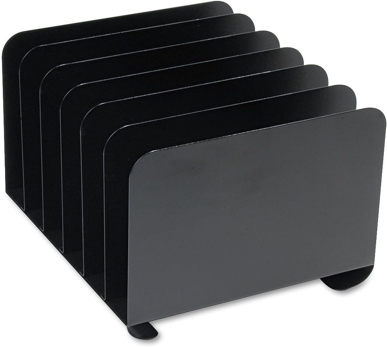 SteelMaster Desktop Vertical Organizer, Six Sections, Steel, 12 x 11