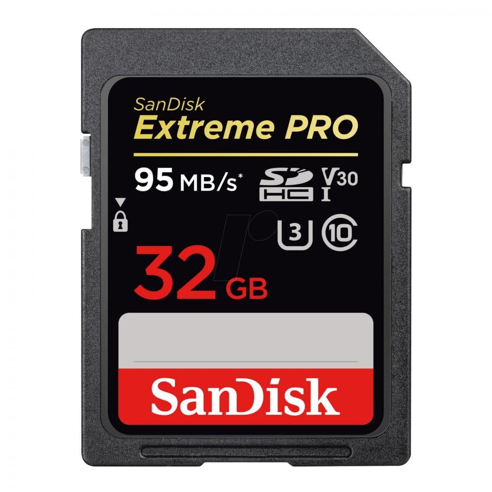 SanDisk Extreme Pro 32GB SDHC UHS-I Card (SDSDXXG-032G-GN4IN)