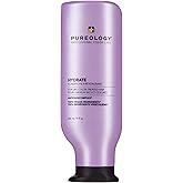 Pureology Hydrate Moisturizing Conditioner, For Medium to Thick Color-Treated Hair, Adds Shine & Softness, With Green Tea Ext