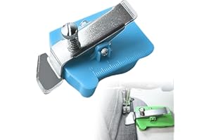 ATFIRST Magnetic Seam Guide for Sewing Machine, Magnetic Seam Guide for Multi-Function Sewing Machine with Clip Magnetic Seam Guide, Hemming Guide, Multi-Function Hem Guide for Sewing Machine (Sky Blue-1pcs)