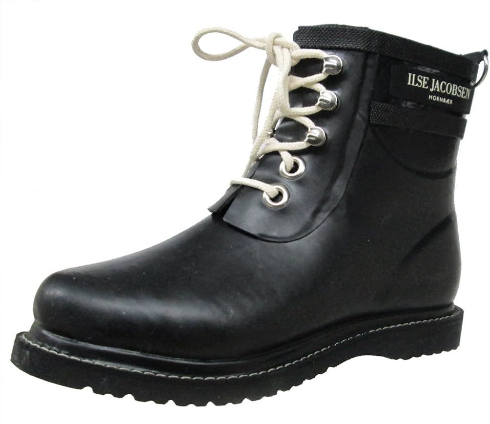 Kurze Damen-Gummistiefel Mit Hundepfoten-Muster - Wasserdicht, Verstellbar, Größe UK 3-9