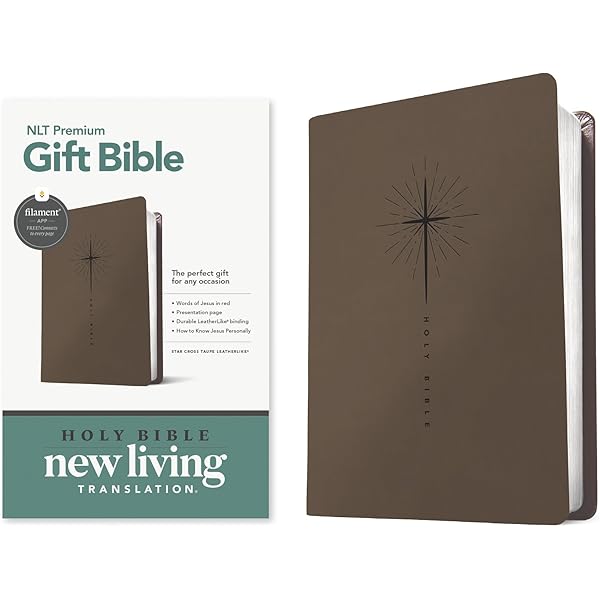 Premium Gift Bible NLT, Filament Enabled (LeatherLike, Starlight