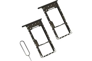 MFLDSFLHM (2pcs Pack) A146w Replacement SIM Card Tray Holder Parts for Samsung Galaxy A14 (5G) SM-A146 A146W A146U 6.5 Inches (US Version) [not fit for A146B A146F Version] (Black-2pcs Pack)