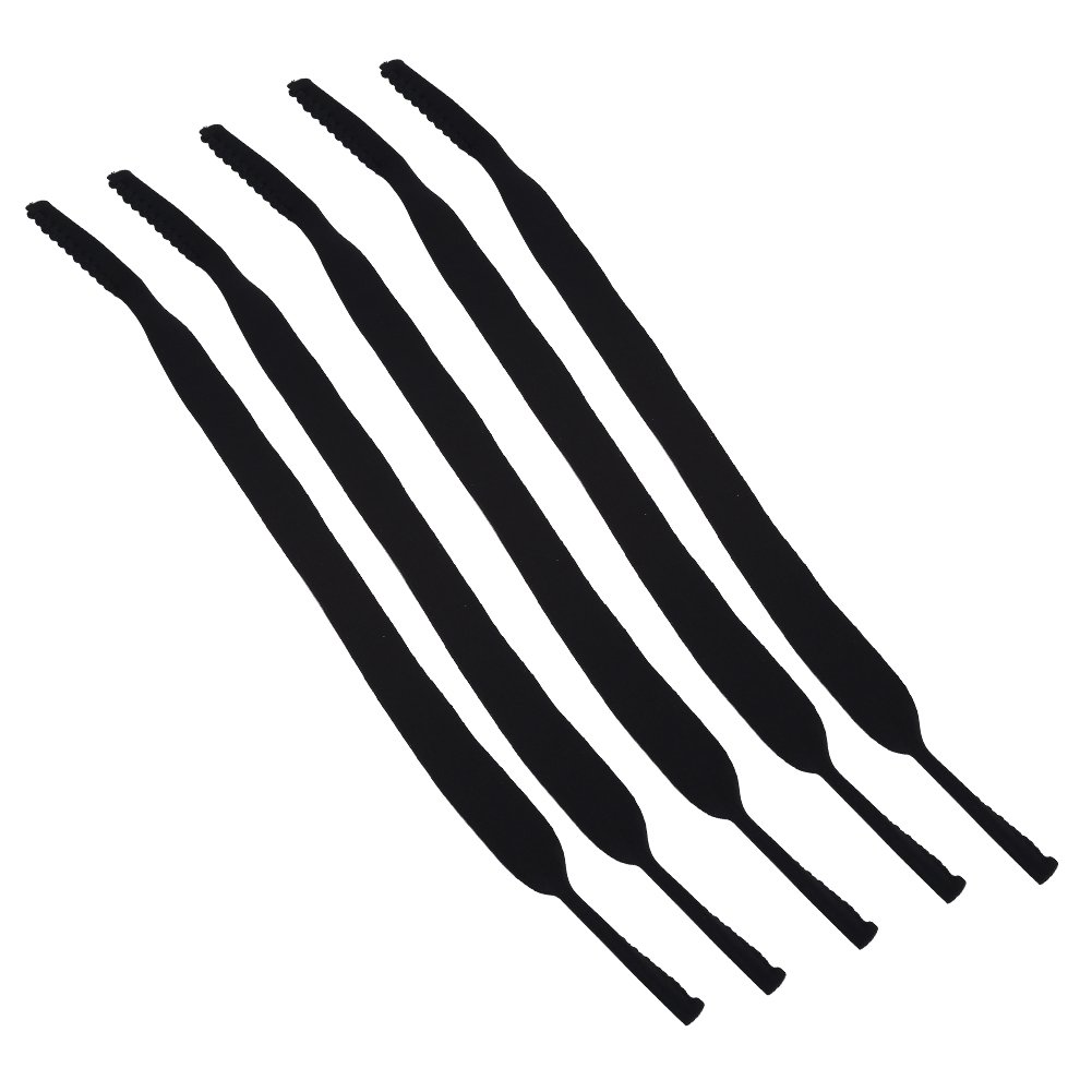 VGEBY Sports Glasses Strap, Elastic Neck Strap Retainer Cord Chain Holder Pack of 5