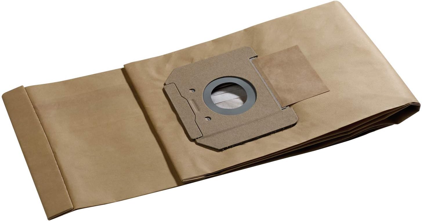 Bosch 5x Paper Filter Bag (for GAS 55 M AFC, Accessories Dust Extractors), Brown - Image 4