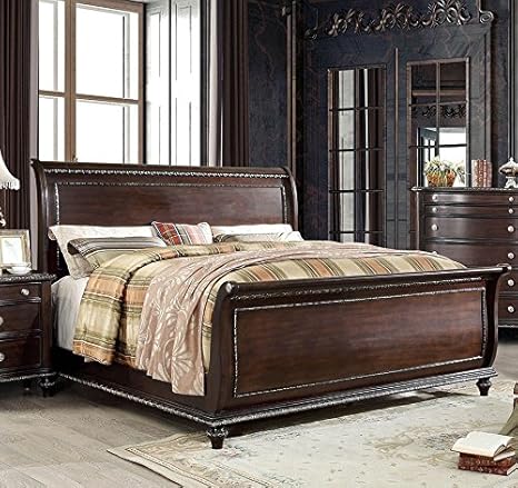 Europa Espresso Massivholz Cal King Bett Von Mobel Von Amerika Amazon De Kuche Haushalt