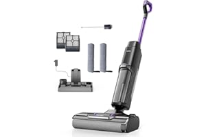 REDKEY W15 Wet Dry Vacuum Cleaner, 3-in-1 Cordless Vacuum Mop with Self-Washing, 35min Runtime, Self Propelled, 0.2in Edge Cleaning, 910ML Large Clean Water Tank, Powerful Suction For Hard Floor Pet Hair