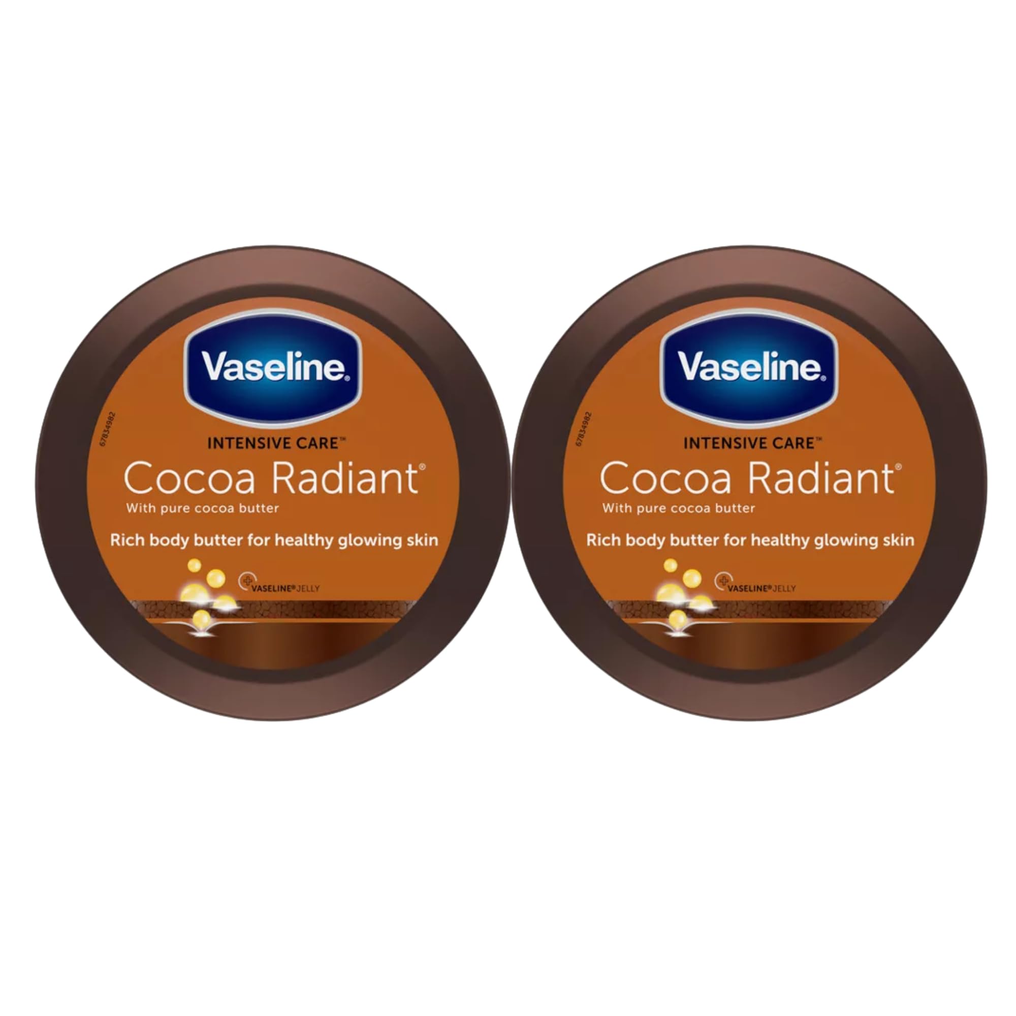 Cc1st Customers Come 1st Cocoa Body Butter - Vaseline Intensive Care Cocoa Radiant Body Butter 250ml - Pack of 2
