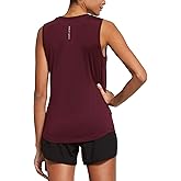 baleaf Workout Tank Tops for Women Sleeveless Running Athletic Loose Fit Yoga Tops Active Shirts Sports Gym Exercise