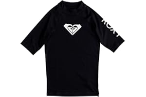 Roxy Girls' Whole Hearted Short Sleeve Rashguard