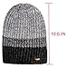 LETHMIK Unique Slouchy Beanie Unisex Mix Knit Skully Hat Ski Cap, Gray, One Size (elastic)