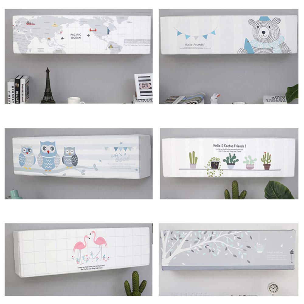 Amazon Co Jp Minguri エアコンカバー 室内機用カバー 防塵 防湿