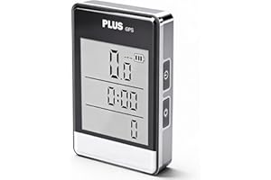 Zunate GPS Bike Speedometer, Wireless Cycling Computer with 3.26 Inch Backlit Display, Odometer for Accurate Riding Data, IPX