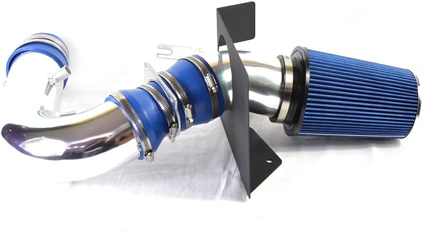 Lizudian Cold Air Intake + Filter for 1997 1998 1999 2000 2001 2002 2003 F150/250 Expedition Navigator 4.6/5.4L Blue
