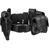 HipierFx 10 in 1 Tactical Duty Belt Military Police Battle Belt Versatile Modular Equipment System for Law Enforcement
