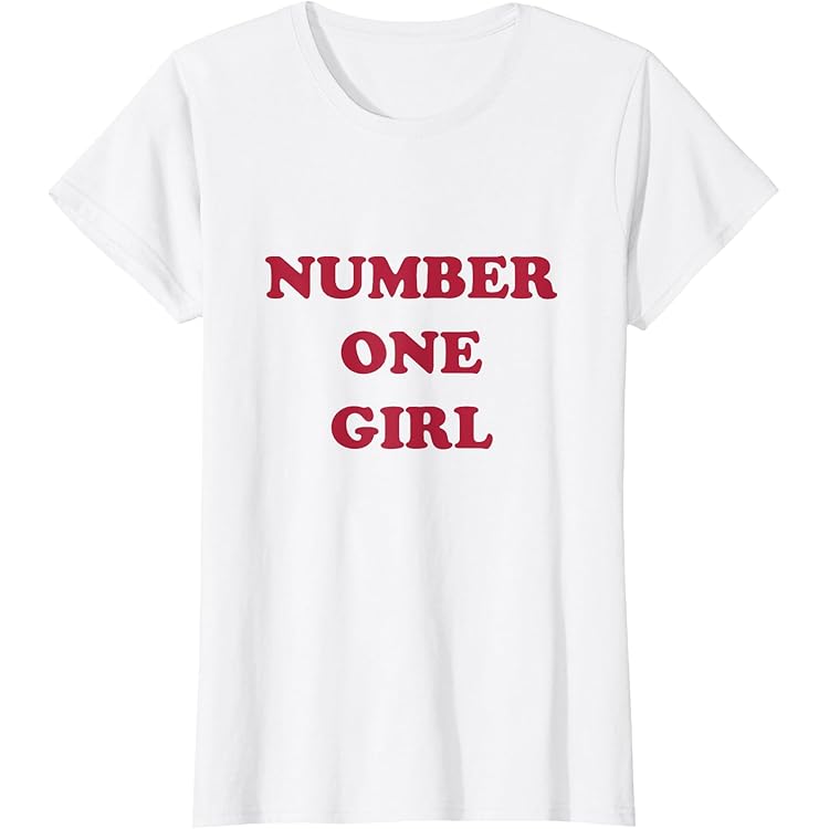 ROSE NUMBER ONE GIRL Tシャツ ROSÉ - NUMBER ONE GIRL T-Shirt (Blue) [rosie APT Official MD