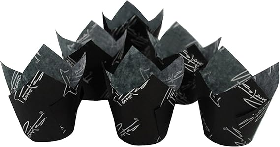 Butterme 50pcs Decorative Mini Tulip Style Baking Cups