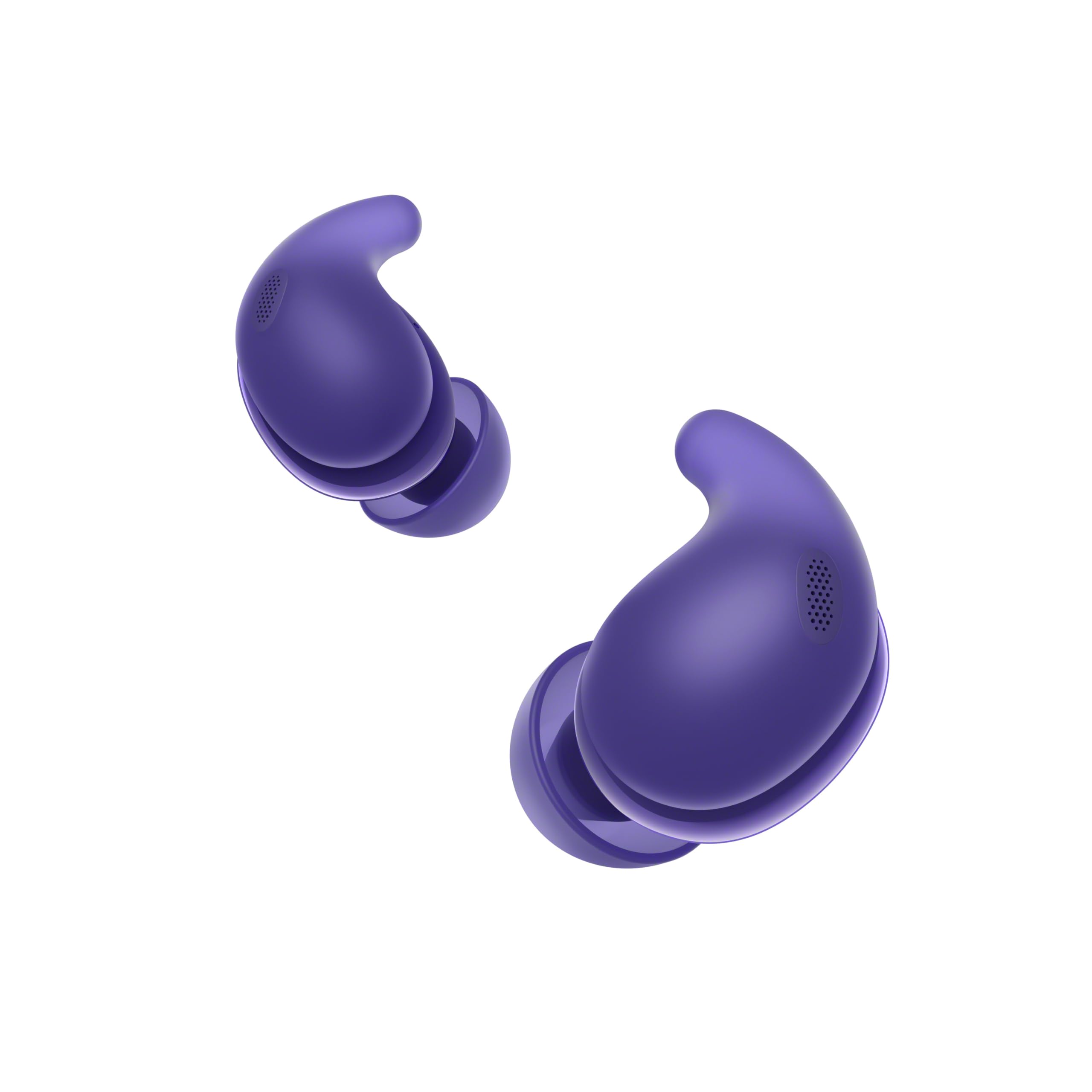 Sony LinkBuds Fit Truly Wireless Noise Canceling Earbud Headphones Small & Light with Newly Developed Air Fitting Supporters, Violet (Limited Edition)