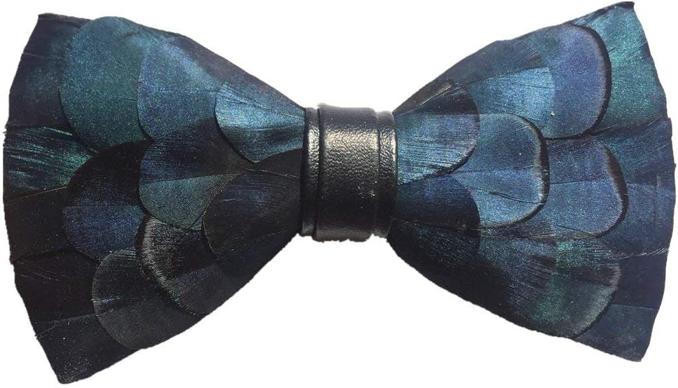 Novelty Feather Bow Tie Handmade Bowtie