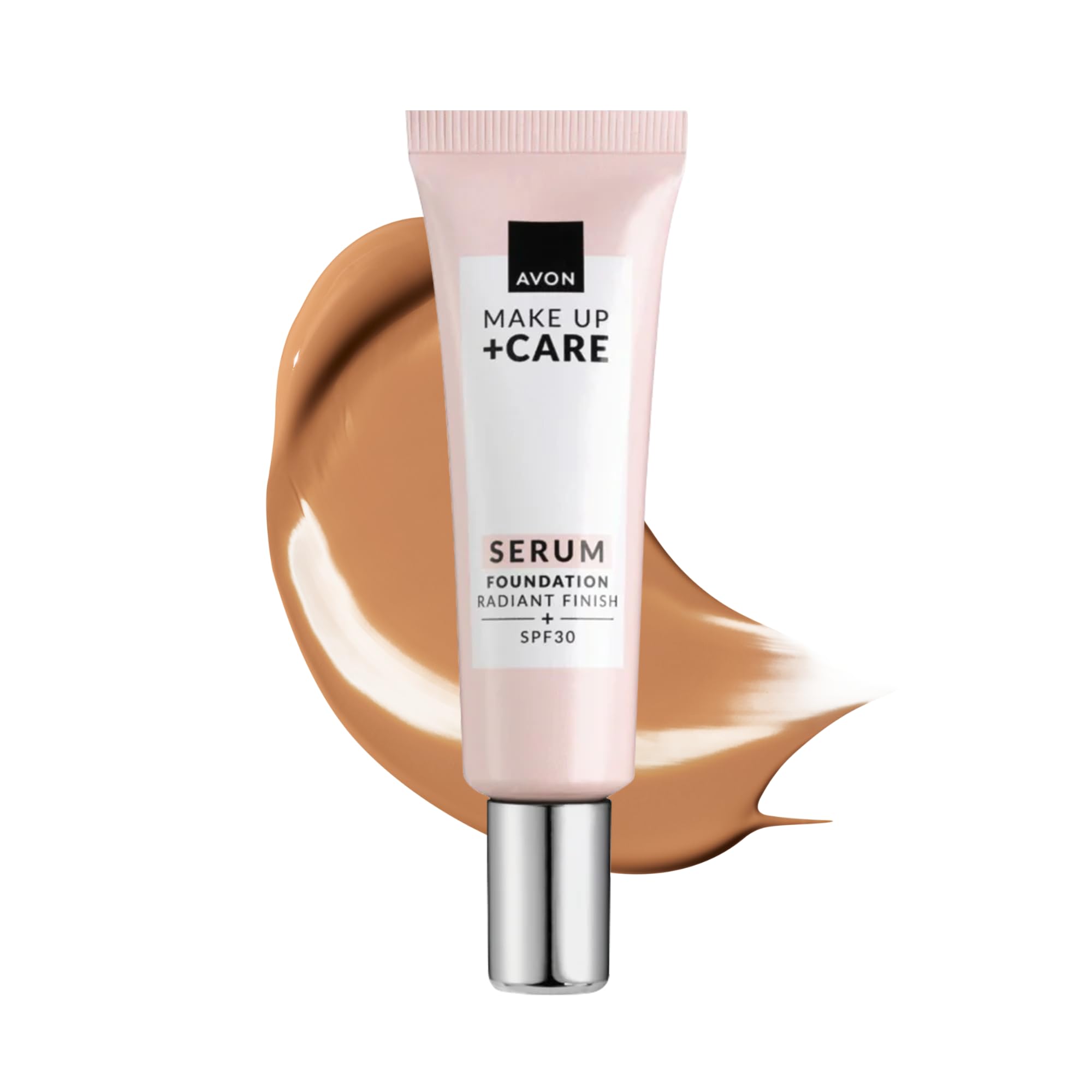 Avon Serum Foundation 30ml, SPF 30, Serum Infused Formula for Light-Medium Coverage, Locks in Moisture, Cruelty Free, Honey Beige
