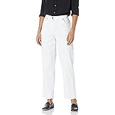 Ruby Rd. Women's Petite Classic Flat Front Denim Jean