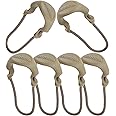 MAXPEDITION Positive Grip Zipper Pulls (Large, Tan) Pack of 6, Zipper Pull Replacement for Tactical Backpack, EDC Pouch, Bug Out Bag & Luggage, Sling Pull Tab, PZLTAN