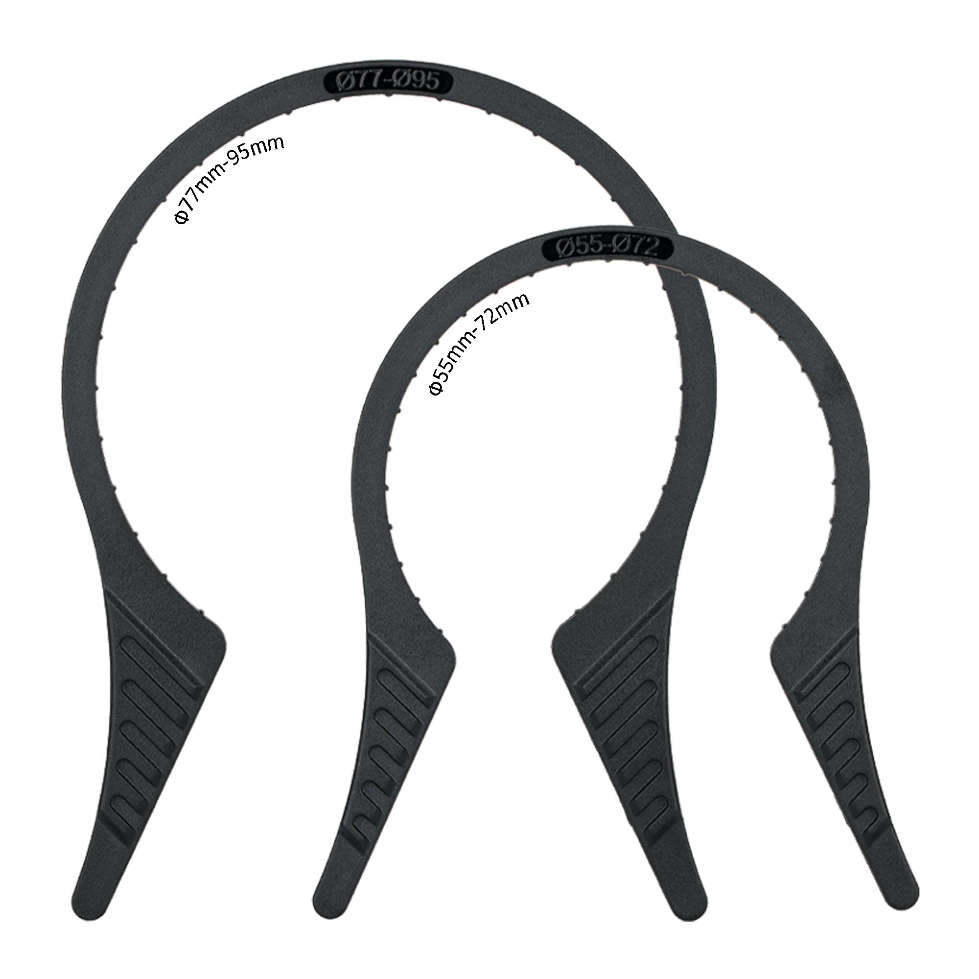 JJC FW-5595 Camera Lens Filter Wrench 55-72mm, 77-95mm Kit (2-pack)