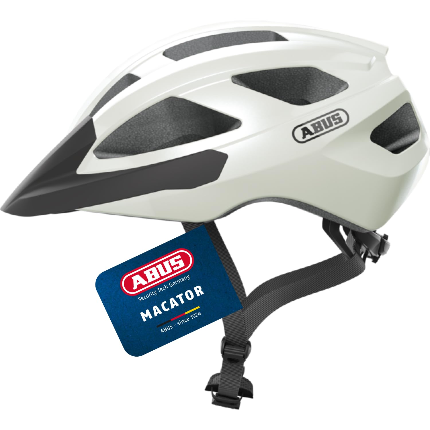 ABUS Macator road bike helmet - sporty bike helmet for beginners - also for pigtail wearers - for men and women