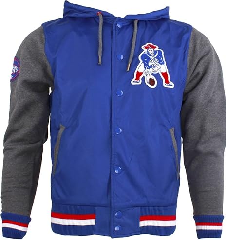 New England Patriots Mitchell Ness Nfl Standings Vintage Premium Jacket Amazon Co Uk Sports Outdoors