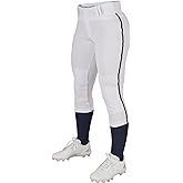 Champro Womens Tournament Traditional Low-Rise Softball Pants with Braid