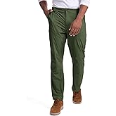 PQJSJDR Mens Hiking Pants Water Resistant Stretch Work Pants,Lightweight Quick Dry Tactical Casual Cargo Pants with 6 Pockets