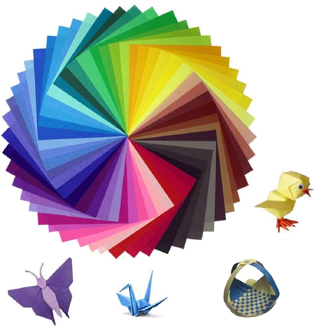 Buy Origami paper150 Leaves in 50 Different Colours Origami Paper 15x15 cm Origami Folding