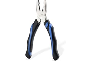 URASISTO 6-Inch Linesman Pliers with heavy Duty Nickel Chromium Steel Construction
