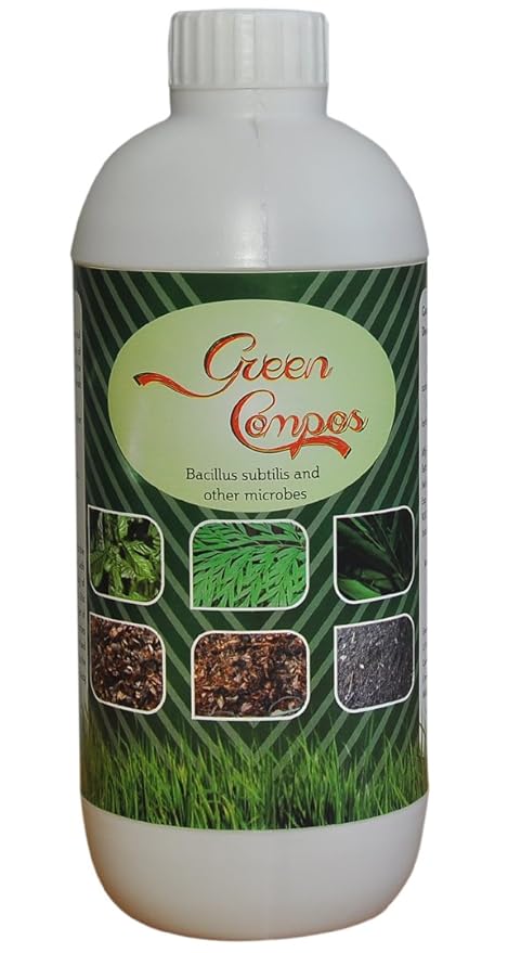 Green Compose - Bio Manuring Agent - Decomposing Culture with Bacillus Subtilis and Microbes (1L)