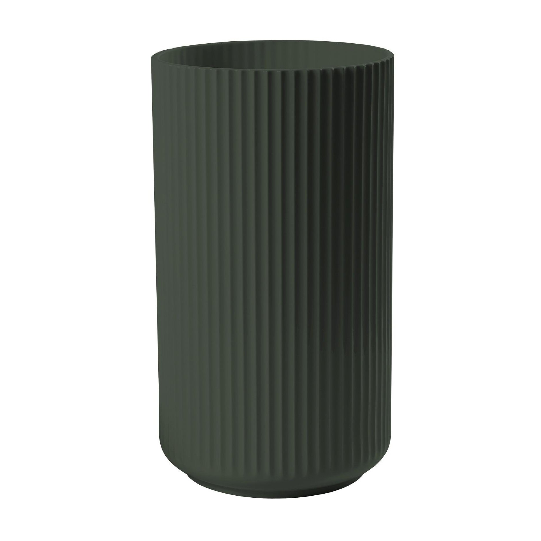 DANMARK LYNGBY Lyngbyvase vase, porcelain, green, 15 x 15 x 25 cm