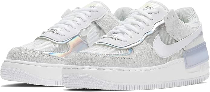 nike air force 1 shadow metallic silver