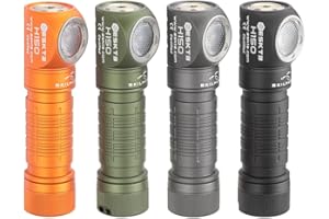 ESKTE H150 EDC Portable Compact USB Magnetic Charging LED Rechargeable Headlamp Flashlight for Camping Running Hiking (Green, Neutral White 519A High CRI)