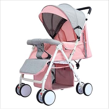 pink bassinet stroller