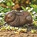 Sleeping Garden Animal Statue Outdoor Yard Figurine (Rabbit)