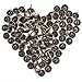 Outus 120 Pieces Upholstery Tacks 11 by 17 mm Antique Brass Tacks Bronze Nail Pins Furniture Thumb Tack Pins with Plastic Box