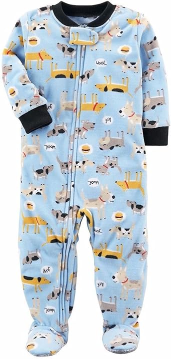 carters footed pajamas