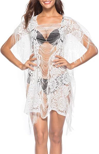 cache maillot de bain dentelle