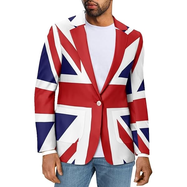 Mens Blazer Jacket Mua Hresuewn Men's Casual Sport Coat One Button