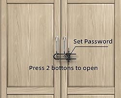 4 Pack Child Proof Sliding Cabinet Door Code Locks