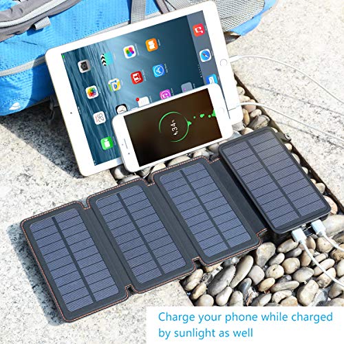 Solar Power Bank Charger 25000mAh SOARAISE Portable Solar Charger