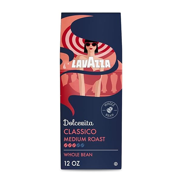 LAVAZZA DOLCEVITA CLASSICO WHOLE BEAN COFFEE 12OZ BAG,...
