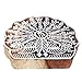 Hashcart Wooden Block Stamps - Indian Textile Printing Blocks - Elephant & Peacock Shapes for Fabric, Clay & Henna, Tattoo