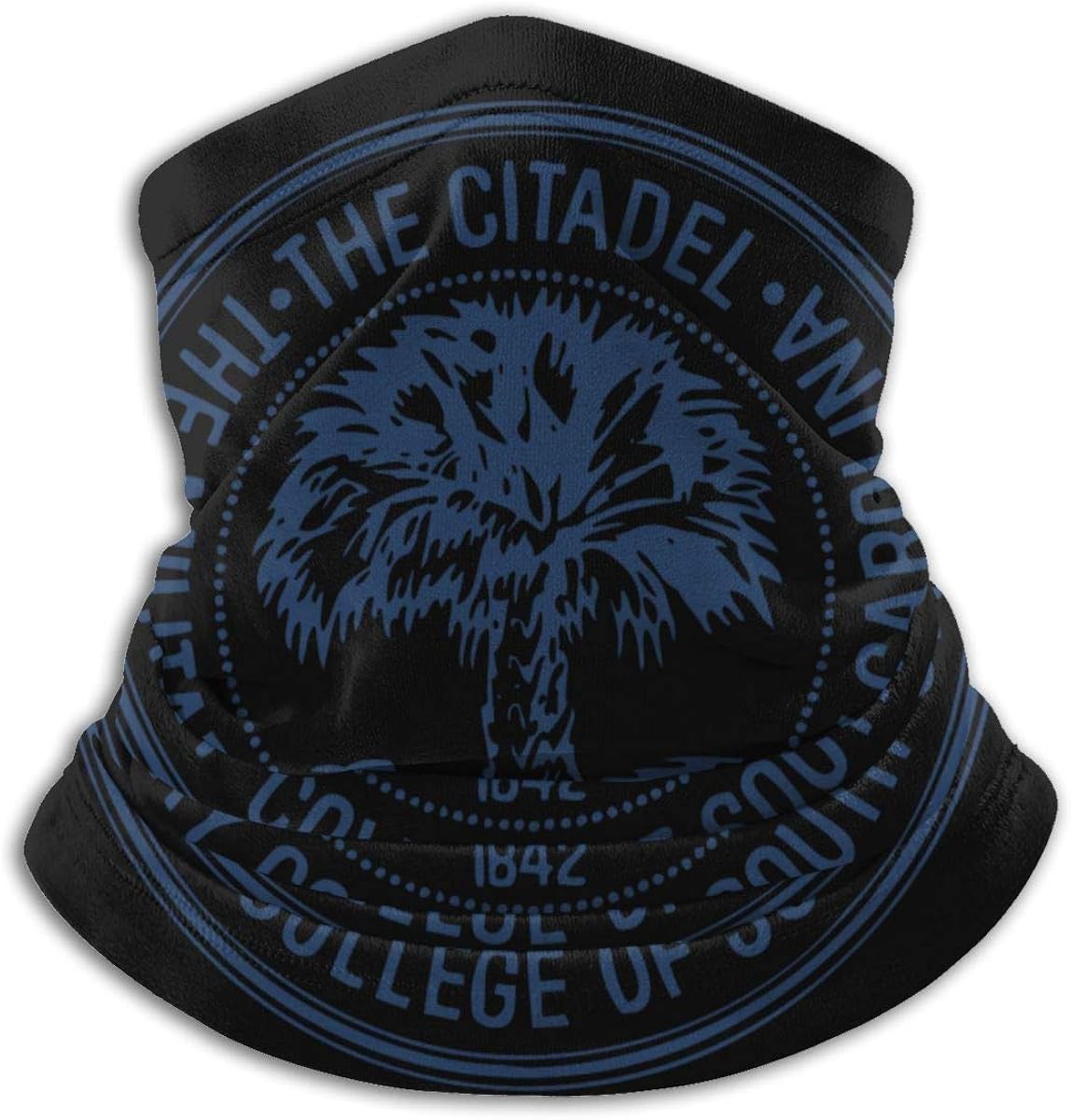 The Citadel, The Military College of South Carolina Unisex Microfiber Neck Warmer Neck Gaiter Face Mask Bandana Balaclava